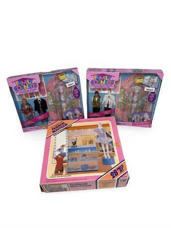 1980s/1990s Doll and Fashion Play Sets