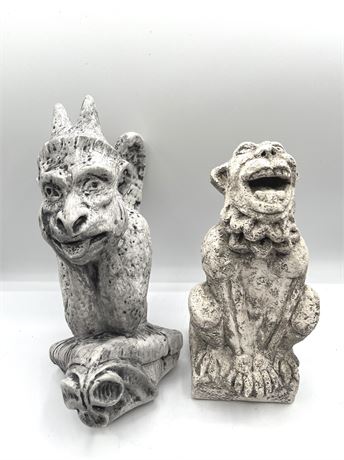 Cast Stone Gargoyle Figures