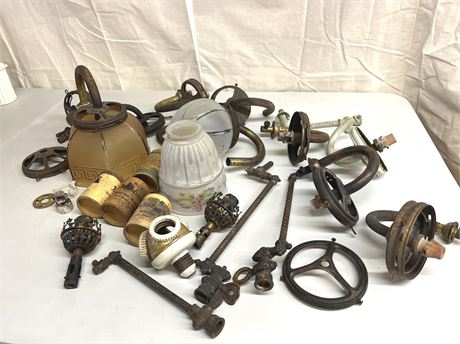 Antique Gas Light Parts