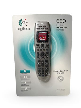 NEW Logitech Harmony 650 Remote Control