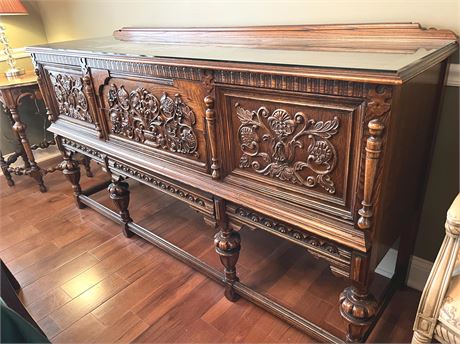 Jacobean Style Oak Sideboard