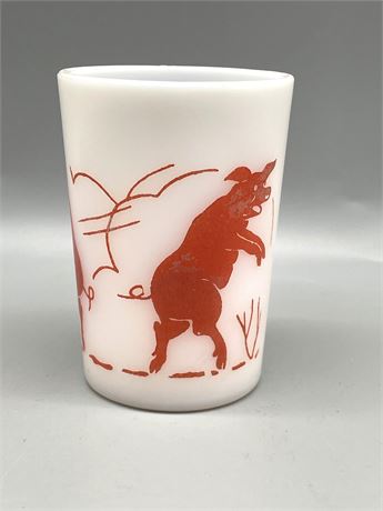Vintage Milk Glass Cup