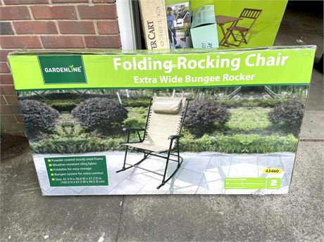 Gardenline Folding Rocking Chair