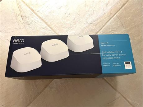 EERO 6 Mesh Wifi Router System