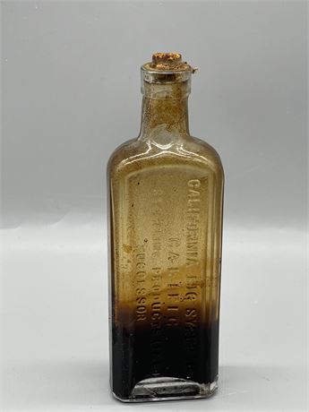Califormia Fig Syrup Bottle