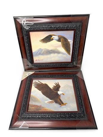 Original Bald Eagle Framed Paintings