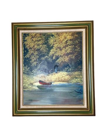 Donald Gibbs Original Oil on Canvas Painting