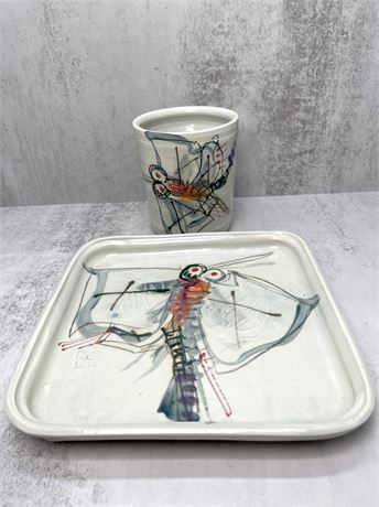 Reno Dragonfly Art Pottery
