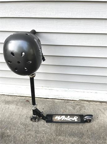 Whizr Scooter and Helmet