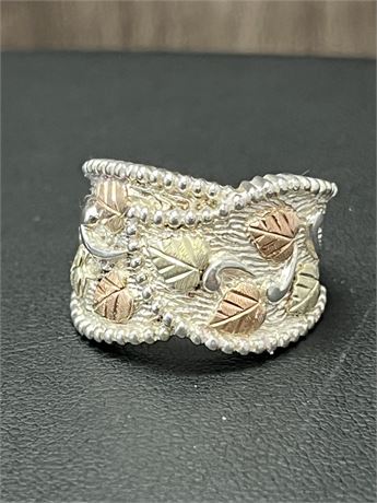 12kt Gold and Sterling Silver Ring