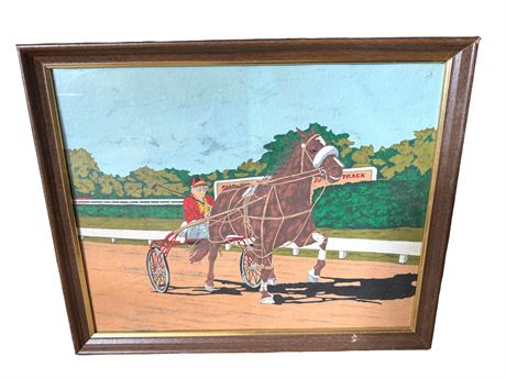 Harness Horse Racing Painting