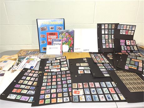 Large Vintage Stamp Collection