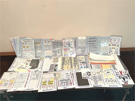 Model Plane Decals Lot 2