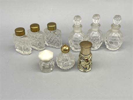 Large Lot of Small Perfume Bottles