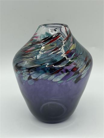 Loretta Eby Glass Vase