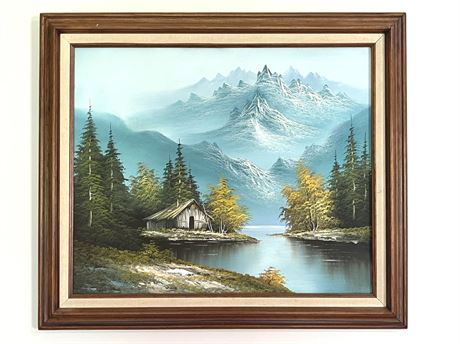 Original Mountain Landscape Painting