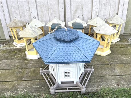 Large Bird Feeder Collection