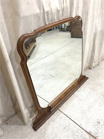 38" x 34" Wood Mirror