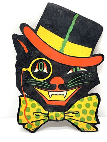 Beistle Halloween Top Hat Cat