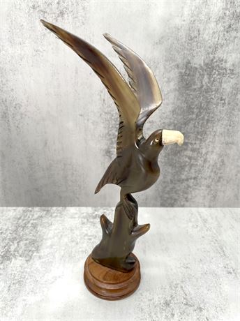 Vintage Carved Horn Birds Lot 5