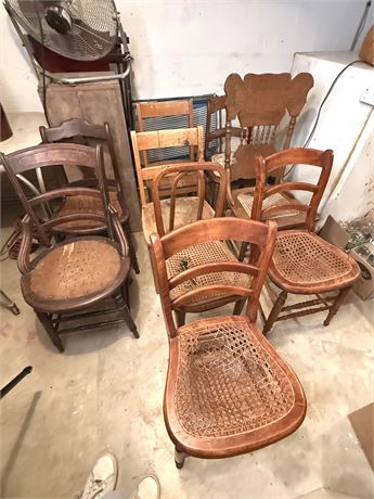 Antique/Vintage Wooden Chair Lot