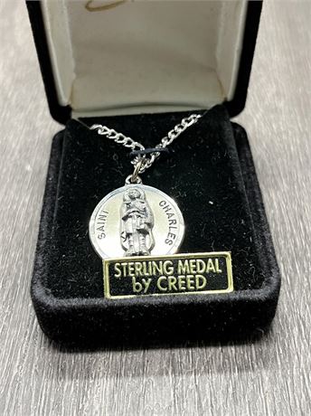 Saint Charles Sterling Silver Necklace