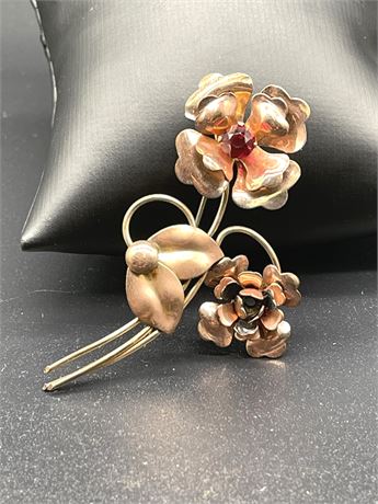 Gold Filled Flower Pin