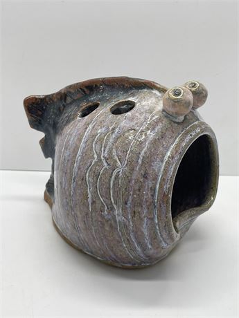 Fish Pottery Toothbrush Holder