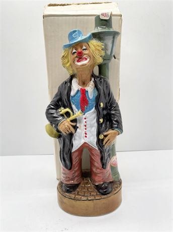1978 Italian Clown Liquor Bottle