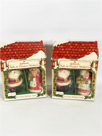 Pair of Santa & Mrs. Claus Salt and Pepper Shakers