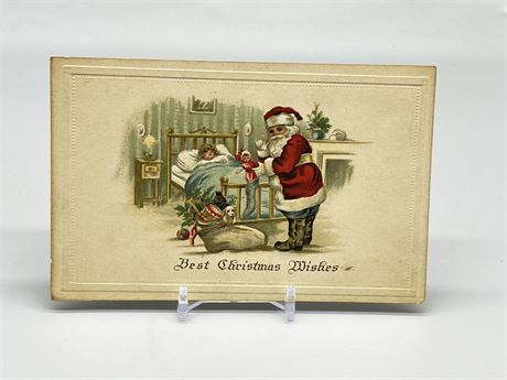 Antique Christmas Postcard Lot 8