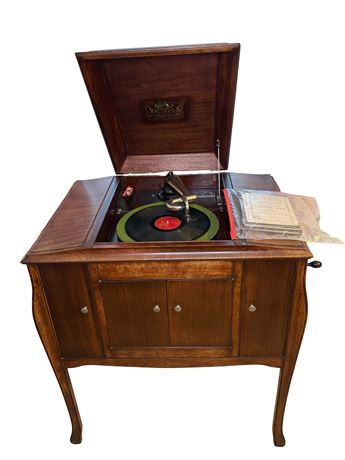 Victrola Victor Talking Machine VV-240 Phonograph Working