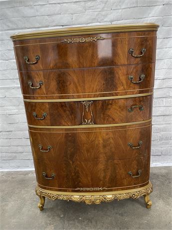 Louis XV Style Highboy Dresser