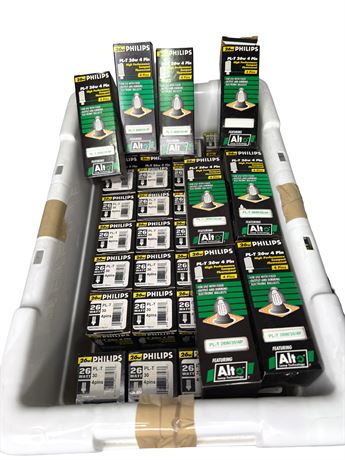 Philips 4-pin Compact Fluorescent Light Bulbs