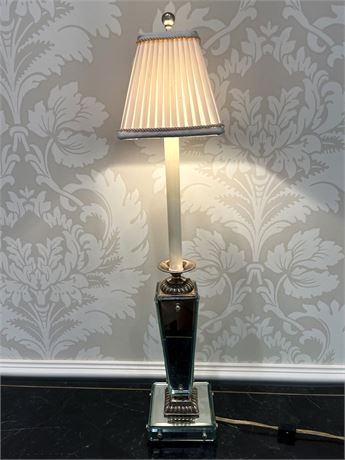 Maitland-Smith Art Deco Glass Table Lamp