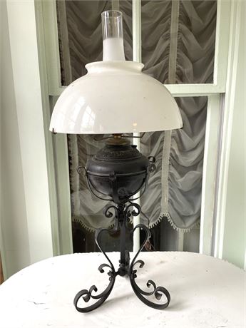 Antique Metal Table Lamp