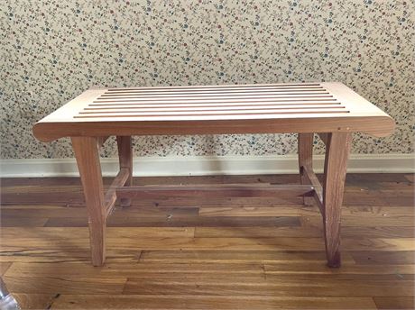 Smith and Hawken Teak Wood Bench