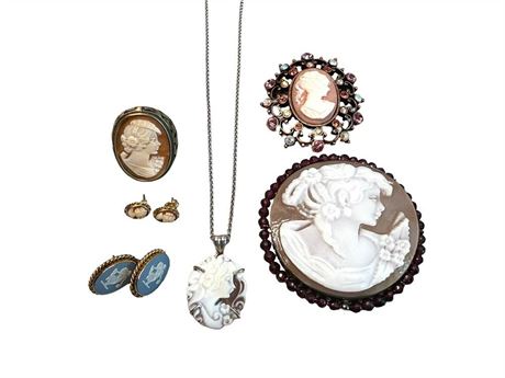 Cameo Jewelry Lot