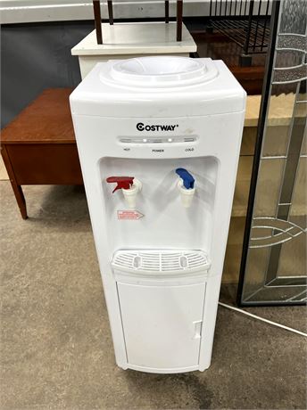 Costway Water Dispenser w/ Refrigerator