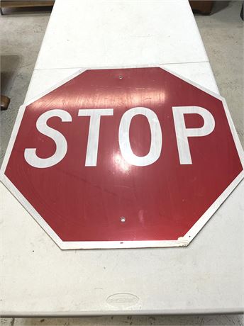 30" Metal Stop Sign