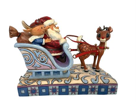 Jim Shore Heartwood Creek "Rudolph Deluxe Musical Figurine"