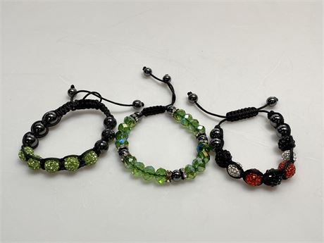 Glass Bead Bracelets