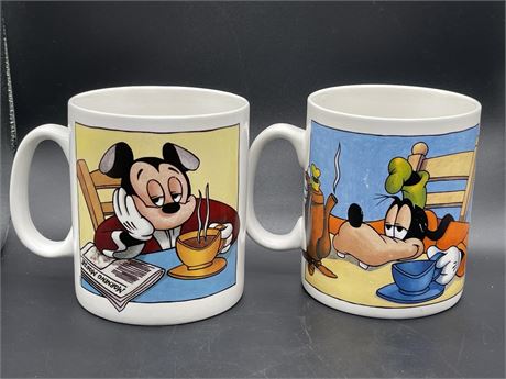 Two (2) Large Disney Mugs