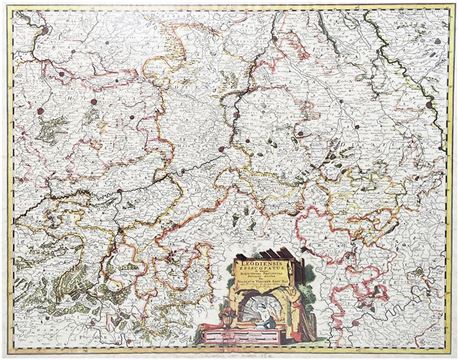 c. 1688 Antique Map