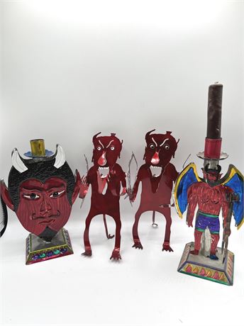 Devilish Tin Metal Art