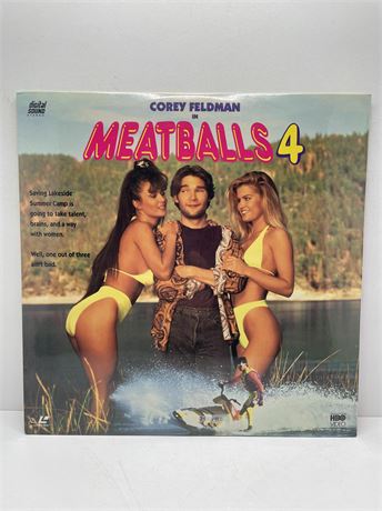 SEALED Meatballs 4 Laser Disc