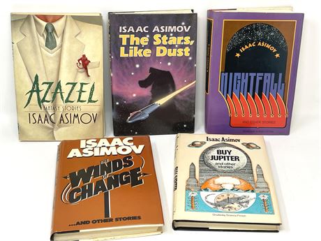Isaac Asimov Books Lot 3
