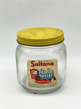Sultana Peanut Butter Cookie Jar
