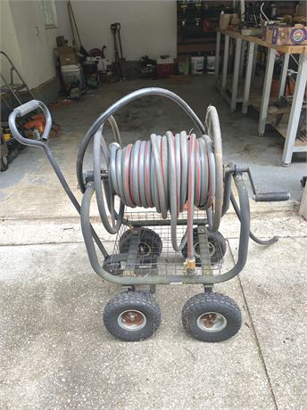 Garden Hose and Cart