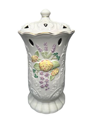 Belleek Glendarragh Limited Edition Covered Vase